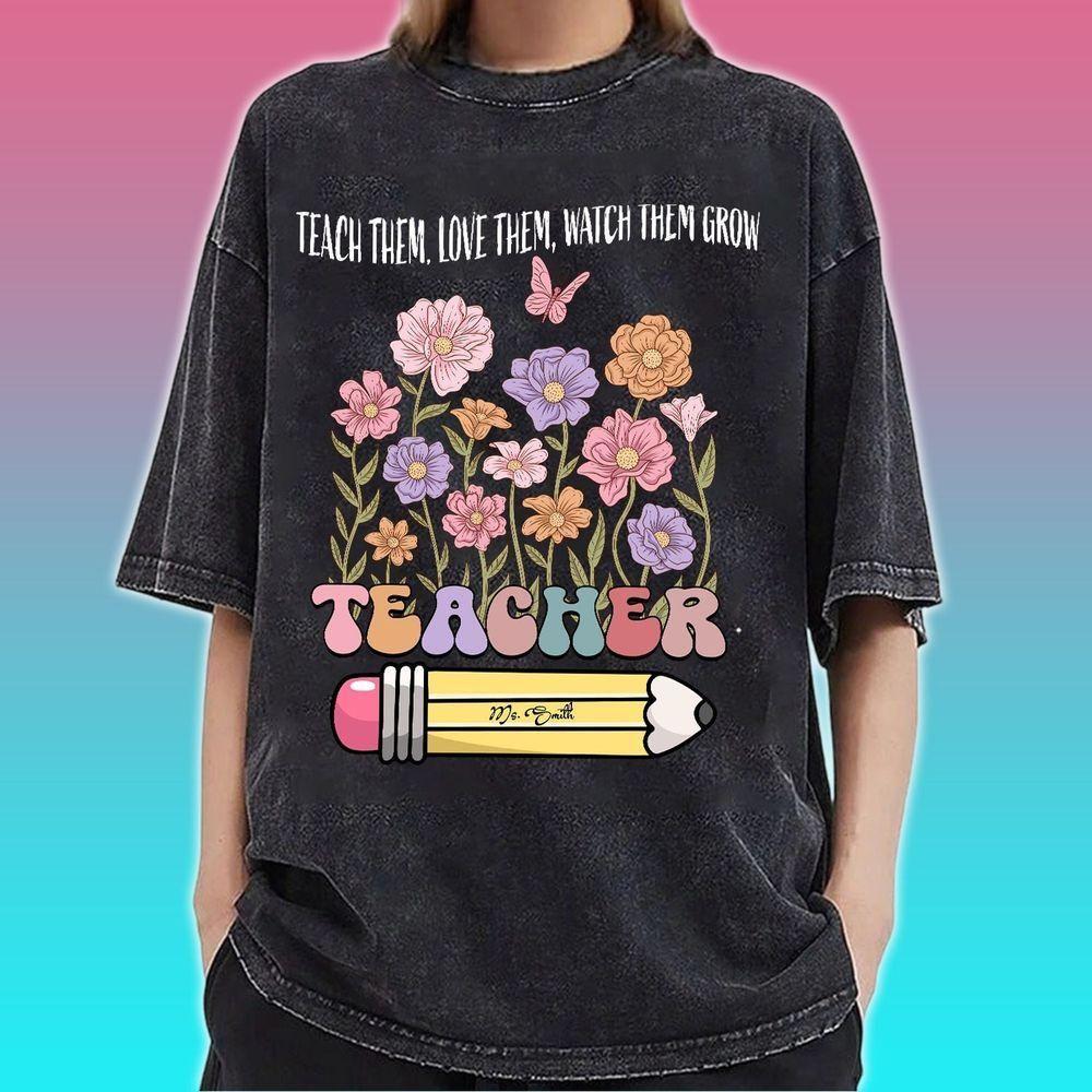 Teacher Wildflowers 2 Vuitino Shirt Teacher Wildflowers 2 Vuitino Shirt